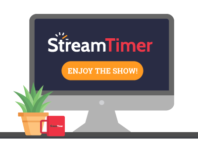 Enjoy the show - StreamTimer on desktop